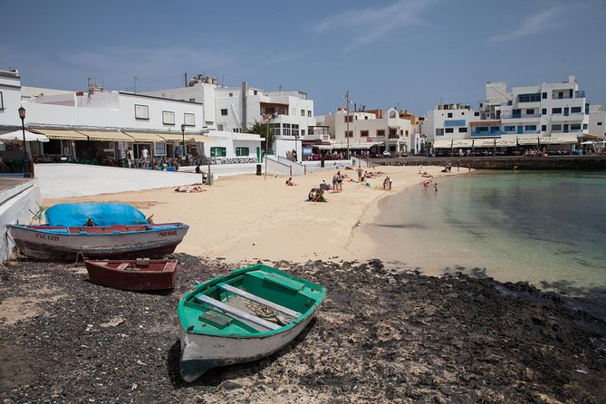 Day trip to Fuerteventura from Lanzarote - Playa Blanca to Corralejo: town time for beaches, shops, and coffee