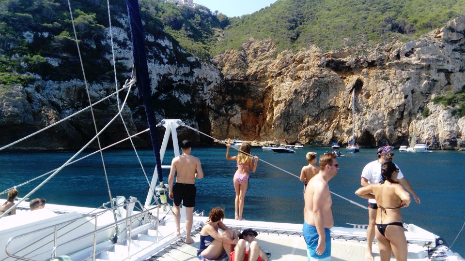 Dénia & Jávea: Portixol Sailing Catamaran Excursion with BBQ - Swim stop reality: what you can do once you’re anchored