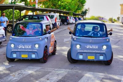 Discover the Treasure Cave: Unique Electric Car Tour in Málaga - Gibralfaro mansions and the Castillo de Gibralfaro viewpoint break