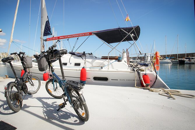 Ebike Tour, Winery, Wine Tasting & Sailing Experience(car option) - Port Masnou sailing: snacks, drinks, and the sea swim option