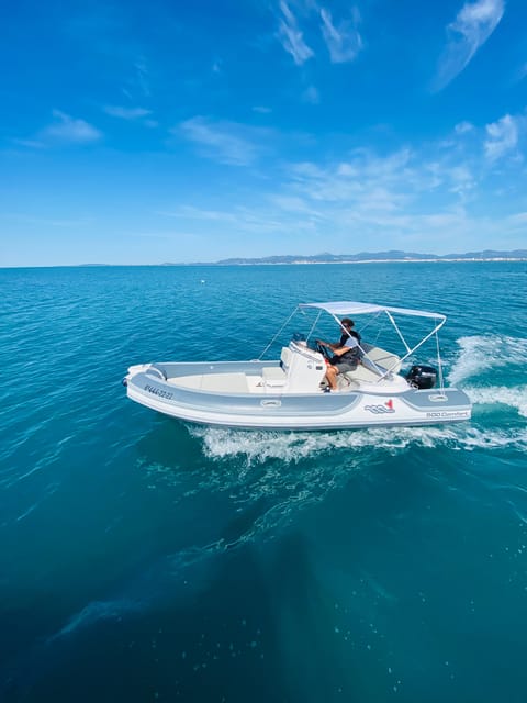 El Arenal: Private Mallorca Boat Rental (No License Needed) - Platja de Palma: finish with a coastal cruise feel