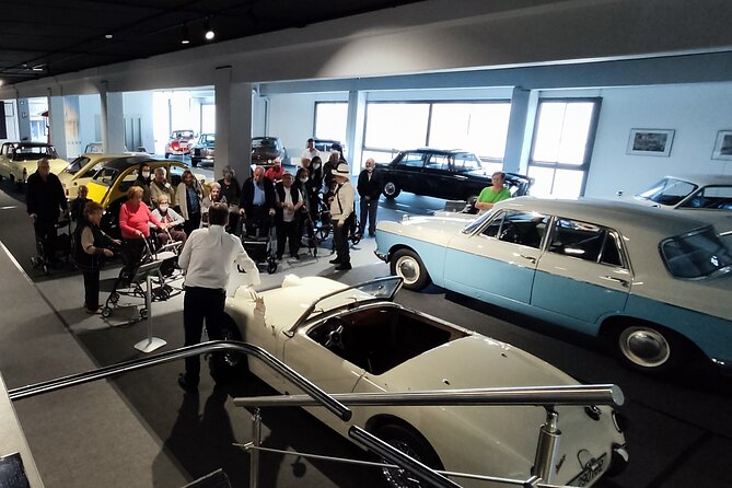Entrance to the Motor Museum - The projection room and information boards: your shortcut to understanding