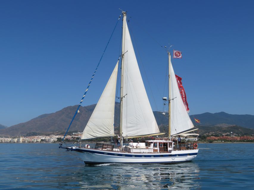 Estepona: Dolphin Watching Sailboat Cruise with Drink - Sailing Out of Puerto de Estepona on the Intrépido