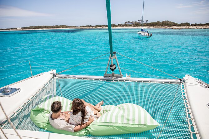 Formentera & Ibiza Small Group Trip by Catamaran - Stop 1: Ibiza departure coast from Ses Salines