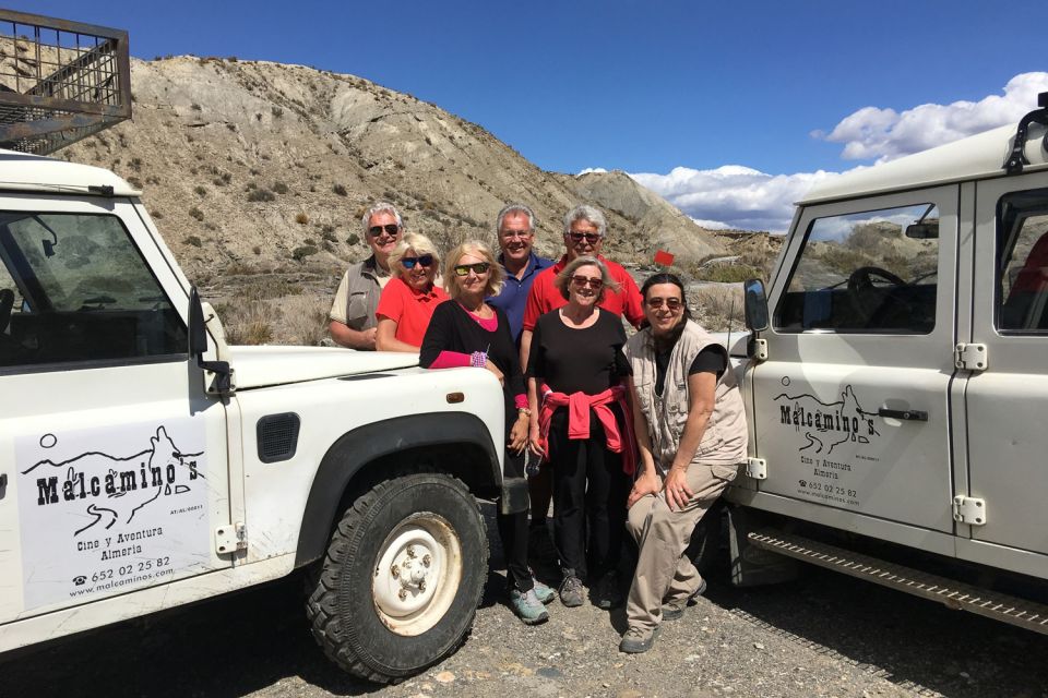 From Almeria: Tabernas Desert 4WD Joyriding Tour - Film history made tangible: Lawrence, Cleopatra, and the local dirt