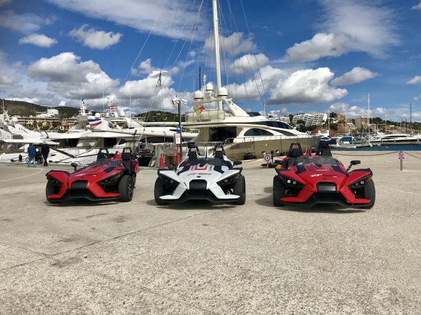 From Andratx: Formula Sunset Driving Tour - What’s included for $69: the practical stuff