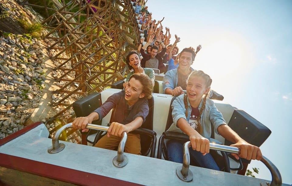 From Barcelona: PortAventura Theme Park Ticket & Transfer - What’s not included: Caribe Aquatic Park and Ferrari Land