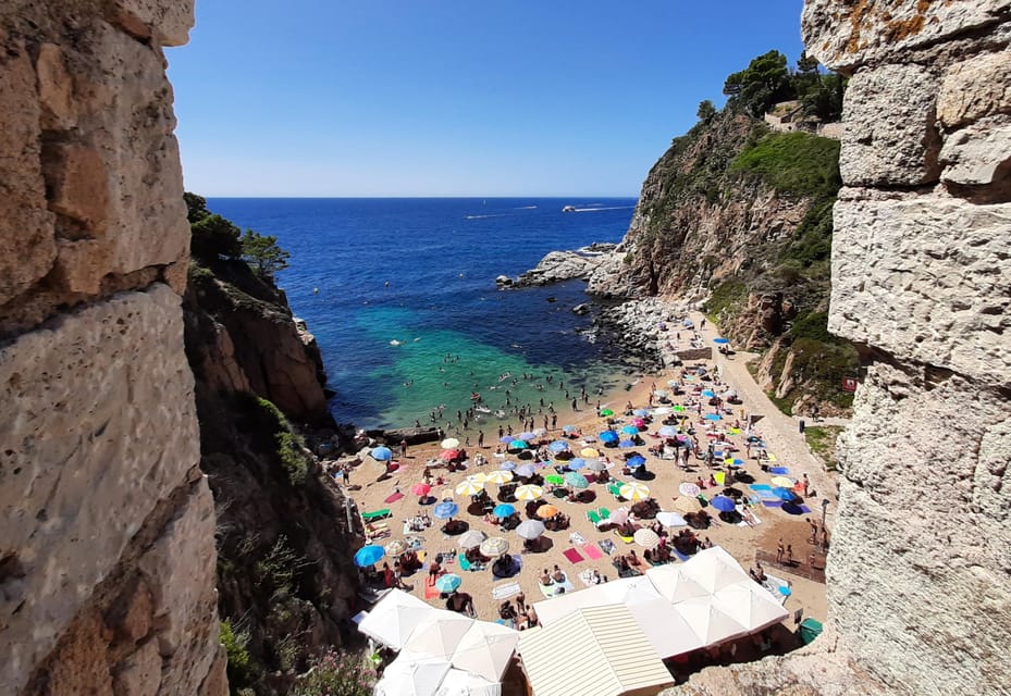 From Barcelona: Tossa de Mar Day Tour with Beach Time - Choosing Your Beach: Playa Grande, Mar Menuda, and d’es Codolar