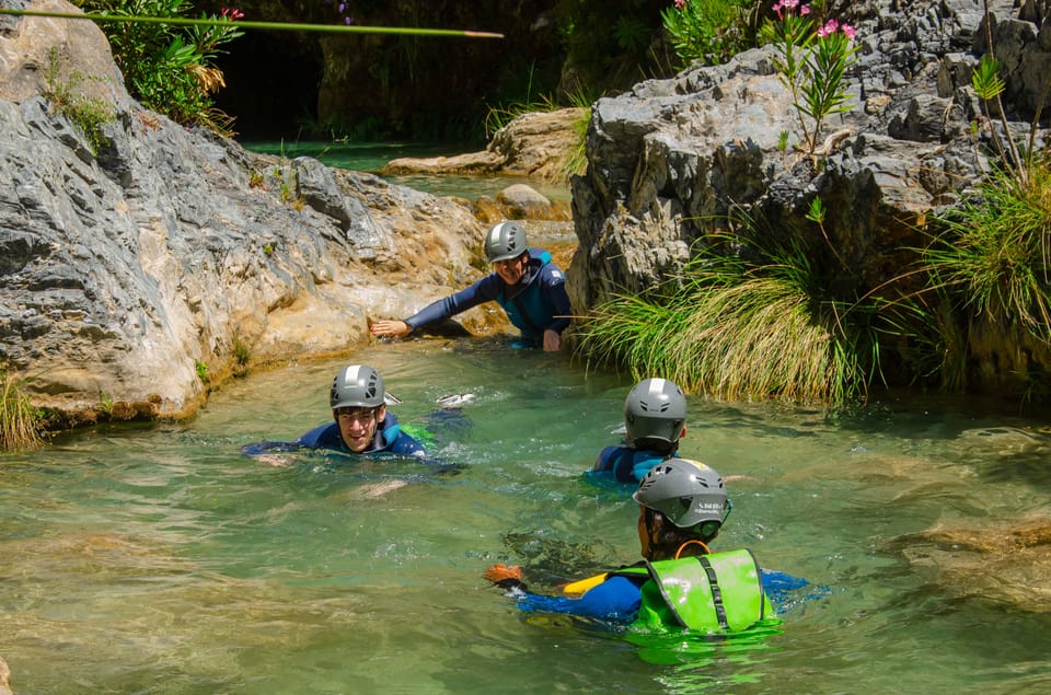 From Granada: Rio Verde Canyoning Tour with Lunch - The 3-Hour Canyon Circuit: Slides, Jumps, Waterfalls, and Rope Work