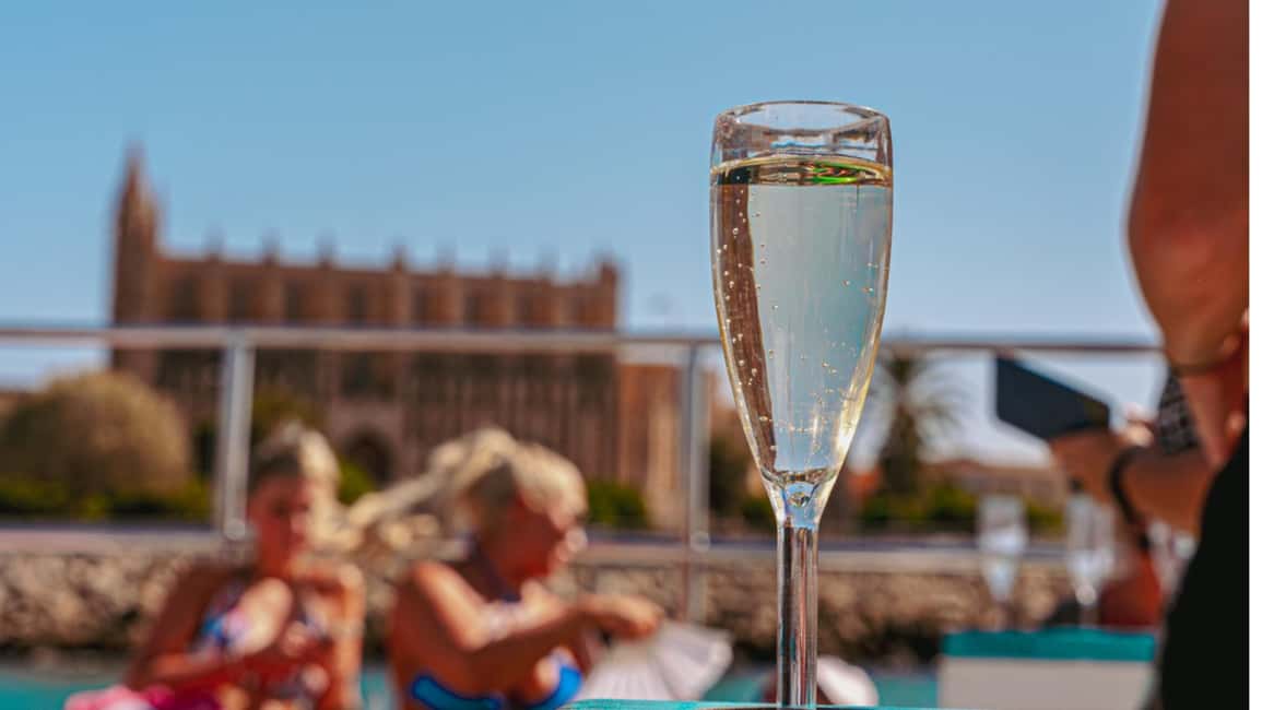 From Magaluf: Palma Bay Sightseeing Cruise with Live Music - The swim cove: where the cruise turns from sightseeing into a beach day
