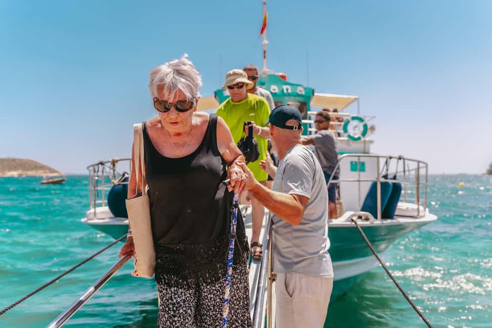 From Magaluf: Palma Bay Sightseeing Cruise with Live Music - Lunch on deck: Spanish omelette and Mediterranean favorites