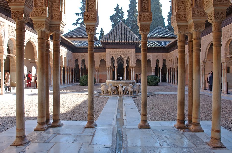 From Malaga: Alhambra and Royal Chapel with Entry Tickets - Nasrid Palaces at your pace: fountains, frescoes, and ornate rooms