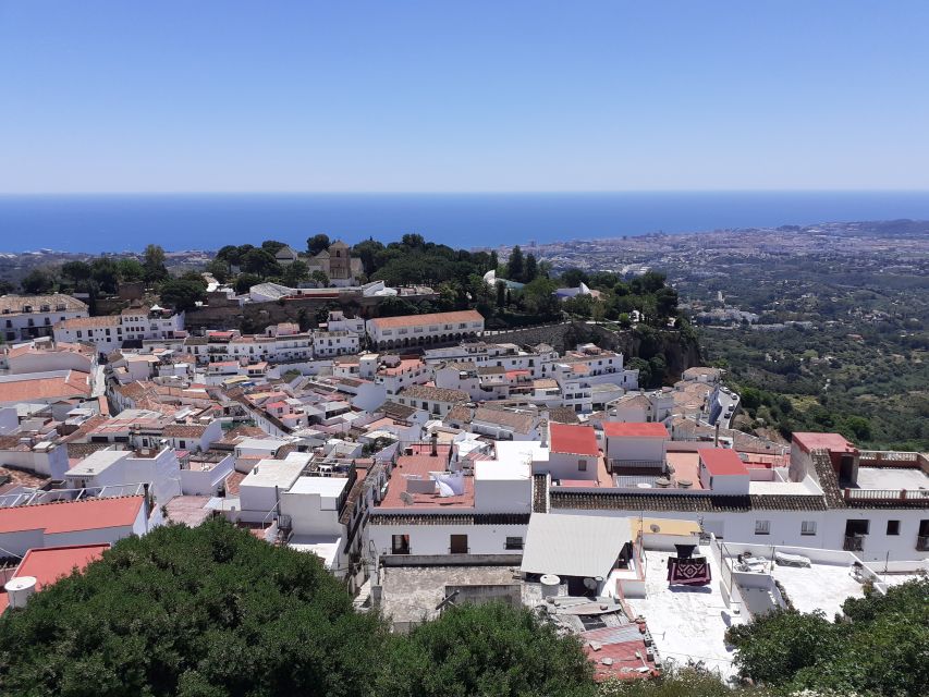 From Malaga or Costa del Sol: Mijas, Marbella & Puerto Banus - Mijas Pueblo: Whitewashed Streets, Balcony Views, and Green Mountain Backdrop