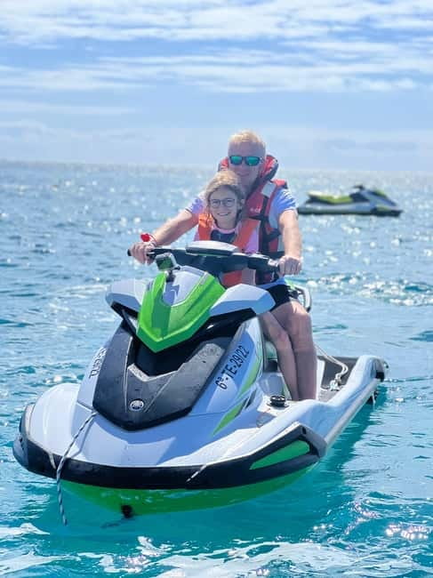 From Morro Jable: Jet Ski Adventure Tour (without license) - Getting to the Jet Skis: Speed Boat, Steps, and First Impressions