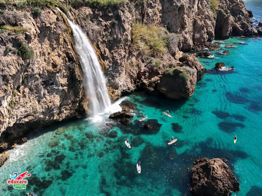 From Nerja: Guided Paddle Surf Cliffs and Maro Waterfall - Acantilado caves: exploring by board and with a snorkel