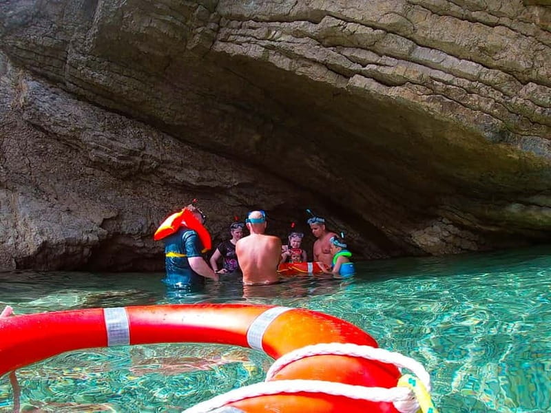 From San Antonio: Family Boat Tour to Conillera Island - The guided snorkeling at Sa Conillera: marine biologist style for first-timers