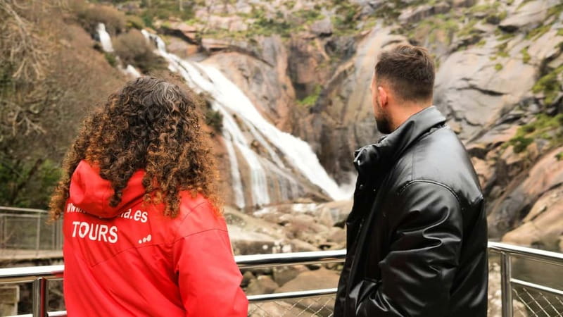 From Santiago: Finisterre, Muxía & Costa da Morte Tour - Ézaro Waterfall: the rare river-cascade-into-the-ocean moment