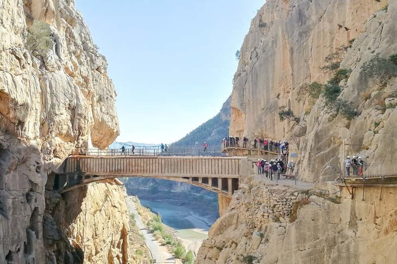 From Seville: Caminito del Rey Hike Day Trip - Entering the Caminito on the guided route