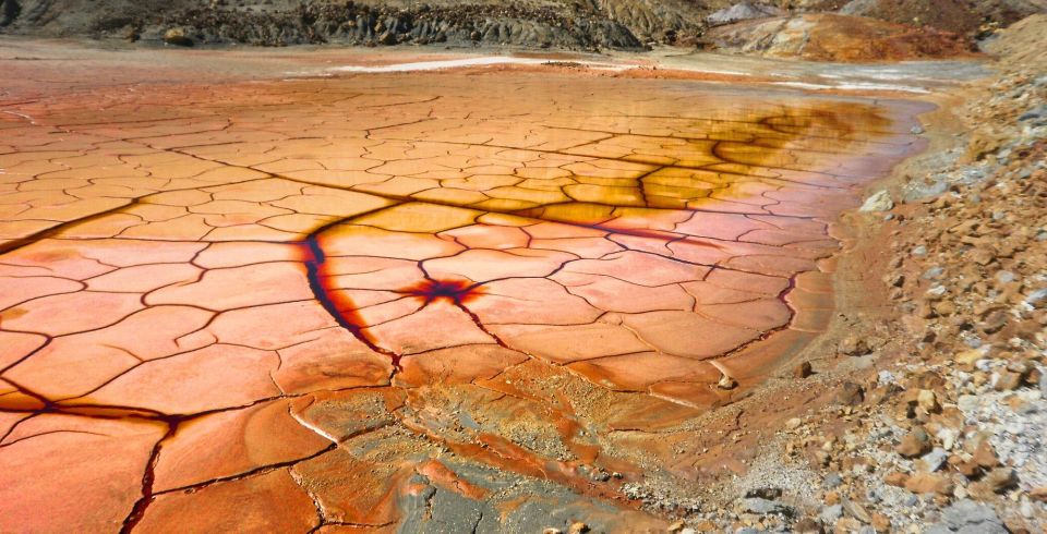 From Seville: Full-Day Aracena & Rio Tinto Mines Tour - Inside Gruta de las Maravillas: stalactites, stalagmites, and blue water