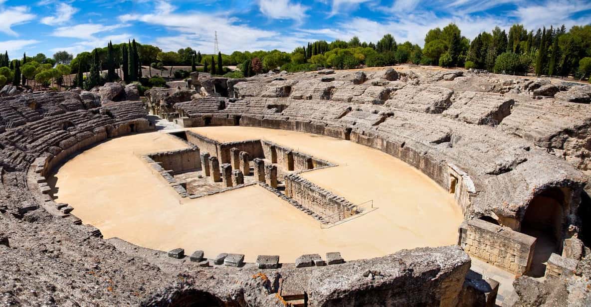From Seville: Half-Day Guided Bike Trip to Italica - The Big Moment at Itálica’s Amphitheater (and Circus-Like Spaces)