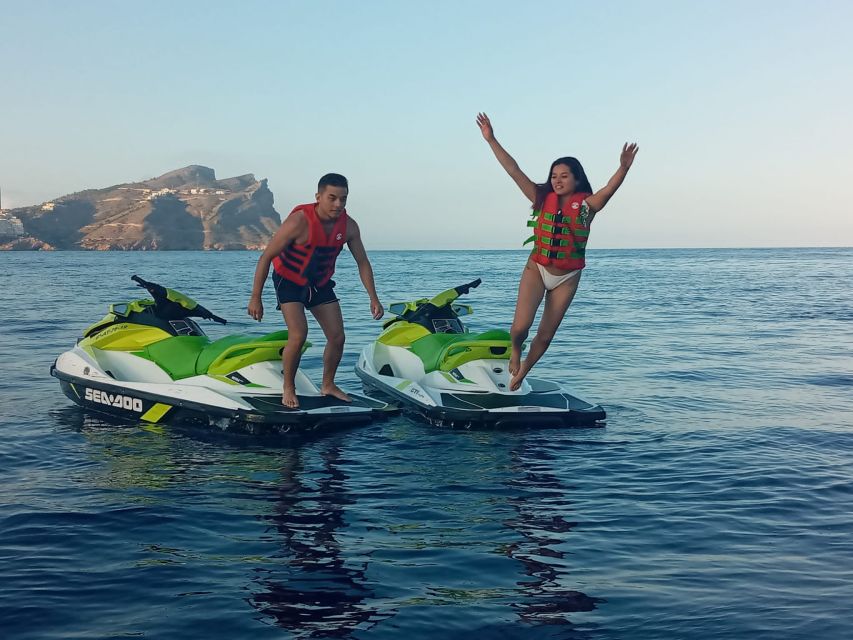 from Torrevieja: Jet ski tour without a license. - How the no-license jet ski training works on Torrevieja’s water