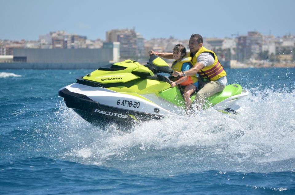from Torrevieja: Jet ski tour without a license. - Riding feel: what it’s like to drive on the sea