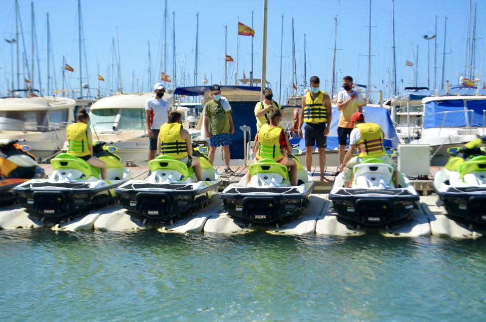 from Torrevieja: Jet ski tour without a license. - Price and included value: what $100 per person really covers