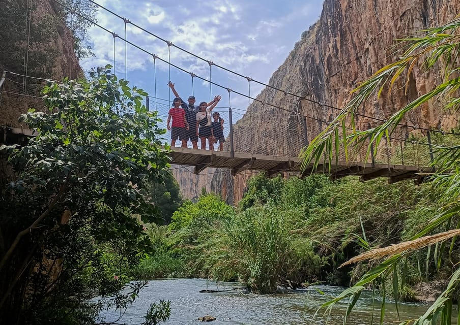 From Valencia: Chulilla, Turia Canyon, Hanging bridges... - Los Calderones Route: hiking first, swimming breaks built in