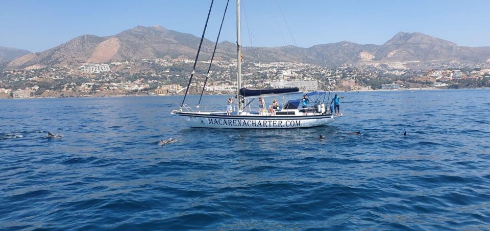 Fuengirola: Dolphin-Watching Sailing Tour with Drinks - Do the sails matter? Small group sailing vs private-trip sailing