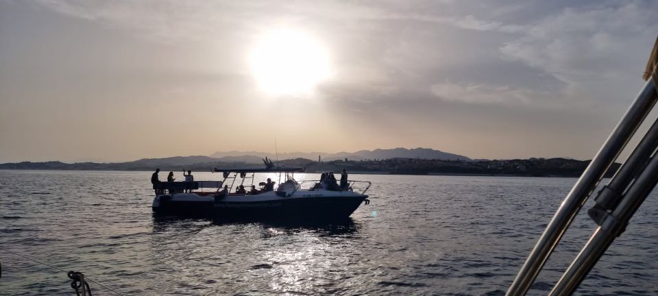 Fuengirola: Fantastic Dolphin Watching Yacht Tour with Drink - The 12-meter yacht: shade, sightlines, and how it works for families