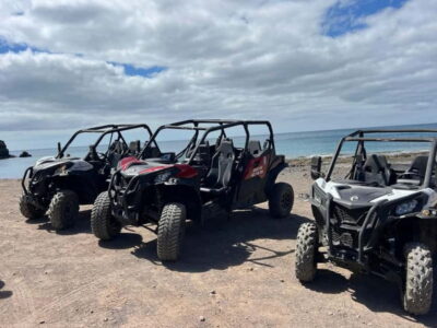 Fuerteventura: Can am buggy experience Costa Calma - Route snapshot: Las Hermosas tracks, Ugan beach access, and Matas Bay