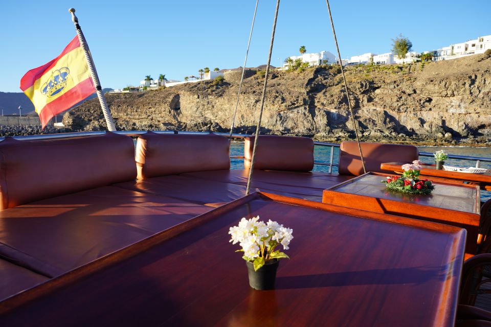 Fuerteventura: Exclusive Turkish Gulet Cruise with Lunch - Music at sunset: fun for some, not for everyone