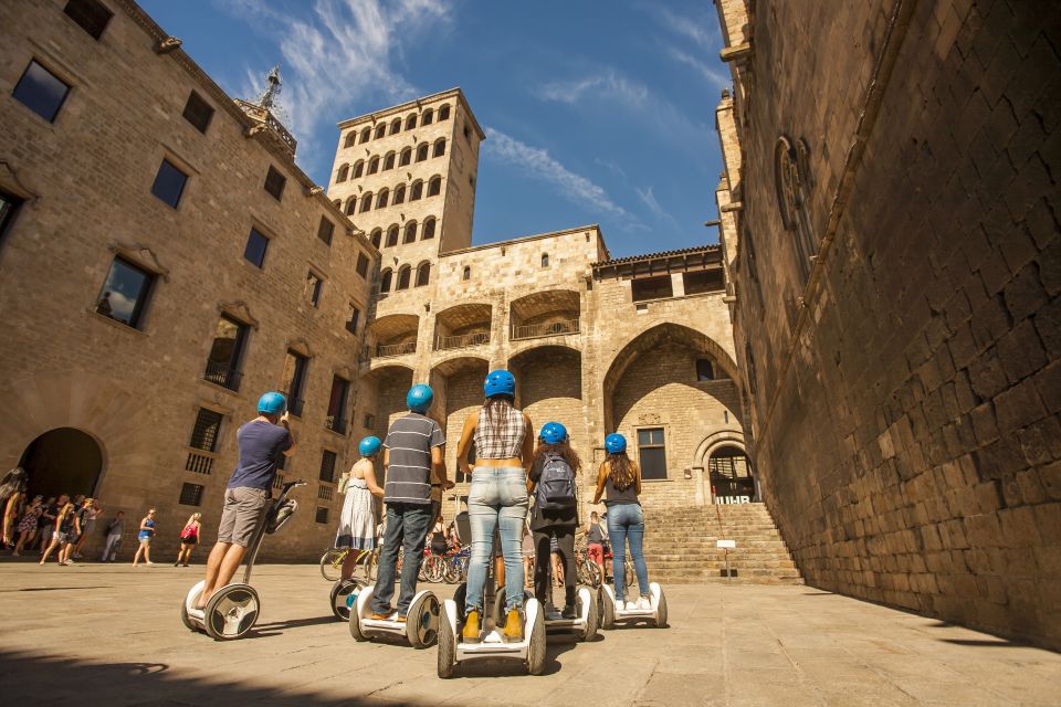 Gaudi's Barcelona 2-Hour Segway Tour with a Live Guide - Sagrada Família from street level: unfinished towers, up close time