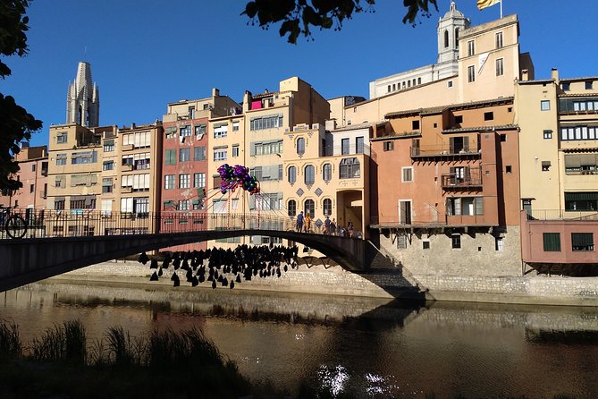 Girona Guided Tour with Cathedral, Arab Baths & St Feliu Basilica - The Eiffel bridge (built 10 years before the Tour Eiffel) plus Onyar river views