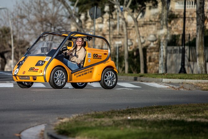 GoCar Barcelona Experience - Montjuïc: the payoff zone with fountains, museums, and overlooks