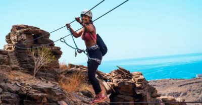 Gran Canaria: Guided Via Ferrata Excursion - Meeting point near Bahía Feliz: arrive like you mean it
