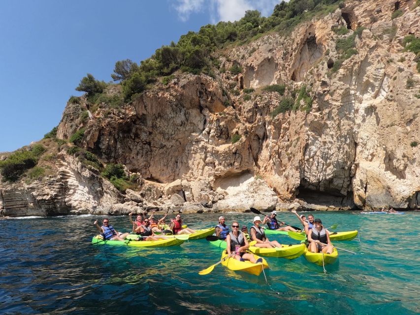 Granadella: Caló, Cova Llop Marí, and Ambolo Kayak Trip - Llop Marí Cave: sailing over and then time in the water