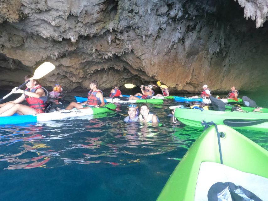 Granadella: Caló, Cova Llop Marí, and Ambolo Kayak Trip - Ambolo (Naturista): a second beach break with more water time
