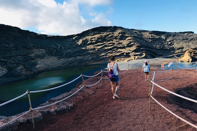 Grand Tour Lanzarote Experience : The Landscape Footprint - A Quick Camel Photo Stop, Then Los Hervideros Viewpoints