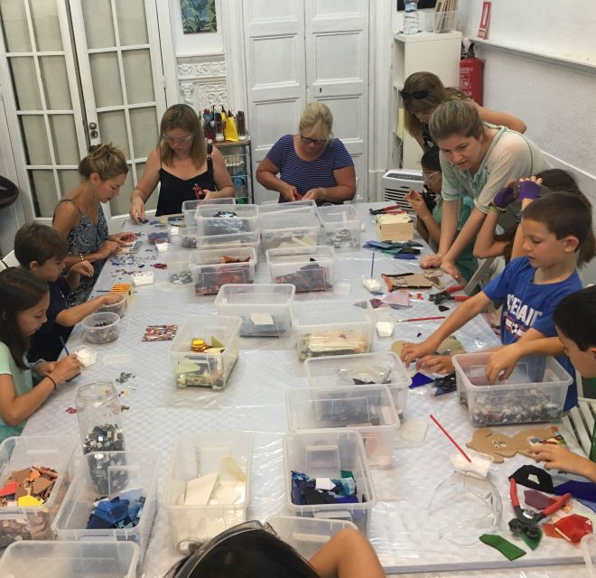 Guided Gaudí’s Trencadís Mosaic Workshop in Barcelona - How the Gaudí Trencadís workshop runs (1 to 4 hours)