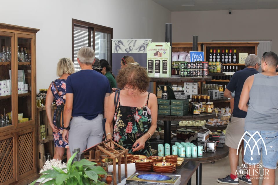 Guided tour and oil tasting at the Aceites Molisur factory - The oil museum and the working mill: history with moving parts