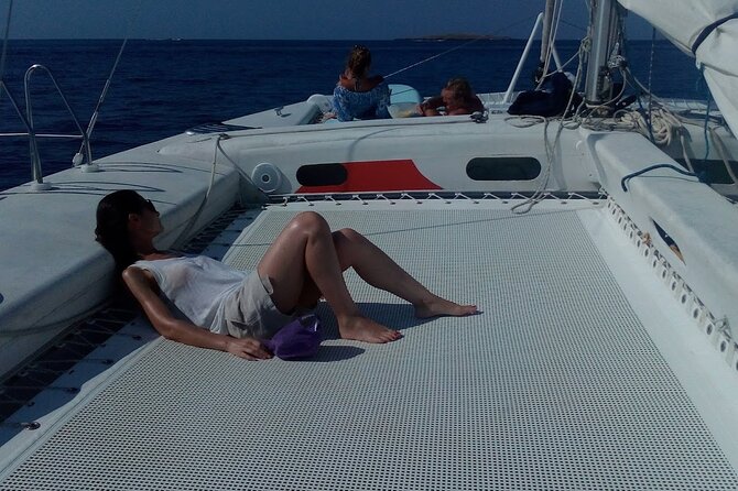 Half-Day Catamaran Trip in Menorca - Paddle-board time and the easy fun factor