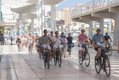 Highlights and Treasures of Malaga City Bike Tour - The ride itself: comfortable bikes, easy pace, and helmets on tap