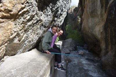 Hiking in the Canyon of the Monachil Cubs in Granada - Los Cahorros Route Details: 6.5 km, Hanging Bridges, Waterfalls, Tunnels