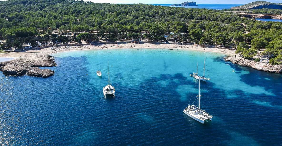 Ibiza: Beach and Cave Snorkeling Tour by Boat - From San Antonio Port: the meeting point and what to expect on board