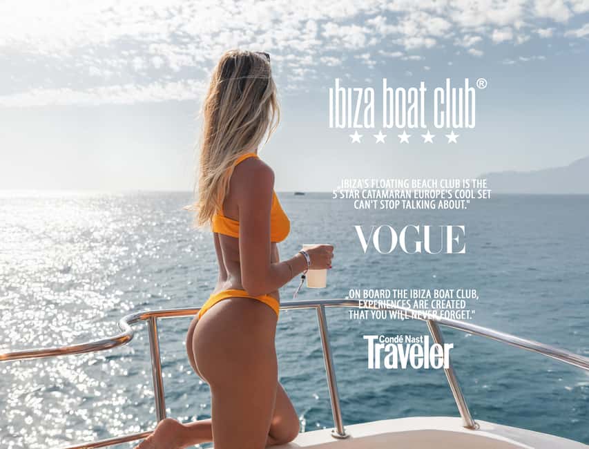 Ibiza: Half Day Pass at Ibiza Boat Club with Brunch & Drinks - Why this is more than a boat ride: 90ft catamaran + small crowd
