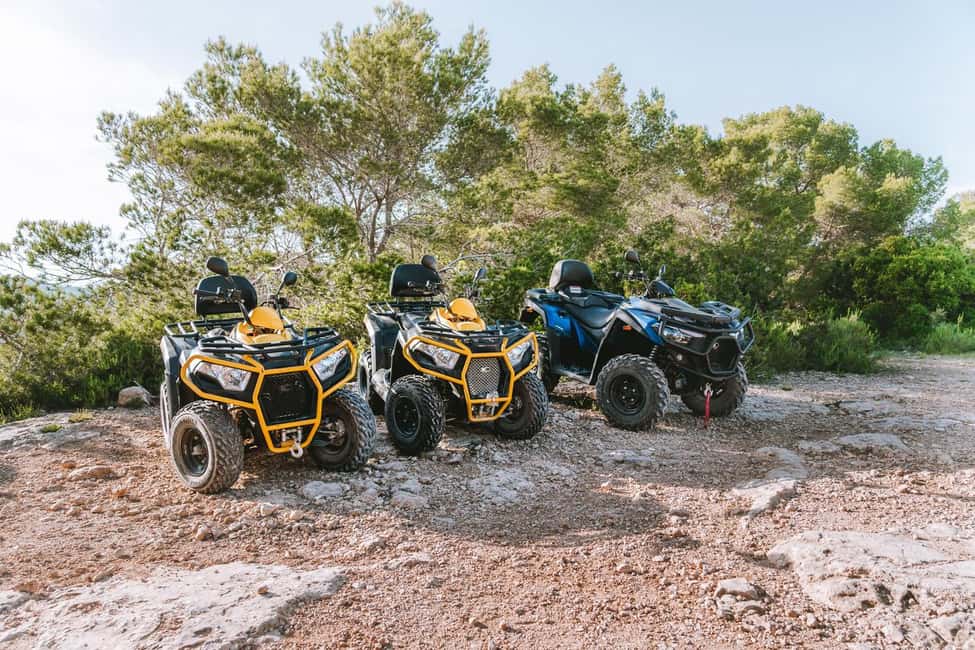 Ibiza: Quad Adventure to Explore Beaches and Unique Views - The swim stop: bring the right things and use the break