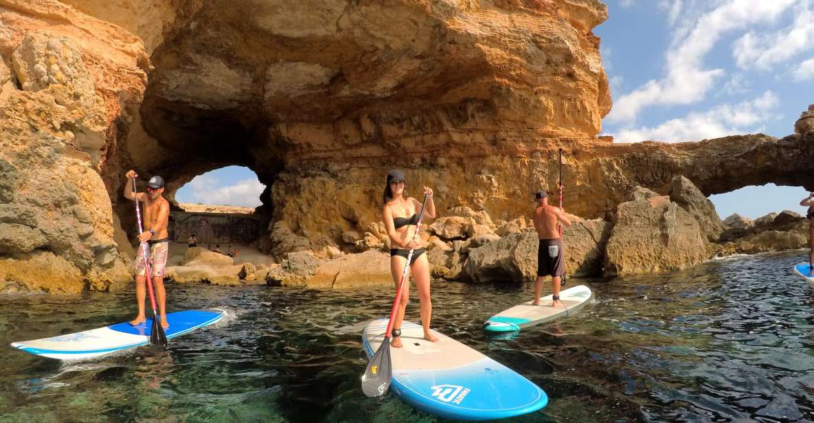 Ibiza: SUP & Snorkel Boat Tour with Caves, Drinks & Photos - The onboard SUP mini-course: the part that makes beginners feel safe