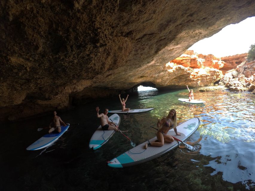 Ibiza: SUP & Snorkel Boat Tour with Caves, Drinks & Photos - Food, drinks, and the included photo system
