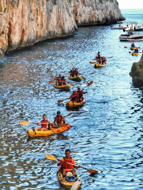 Jávea: Kayak trip to Granadella - Llop Marí Cave: the sea lion story you actually get to see